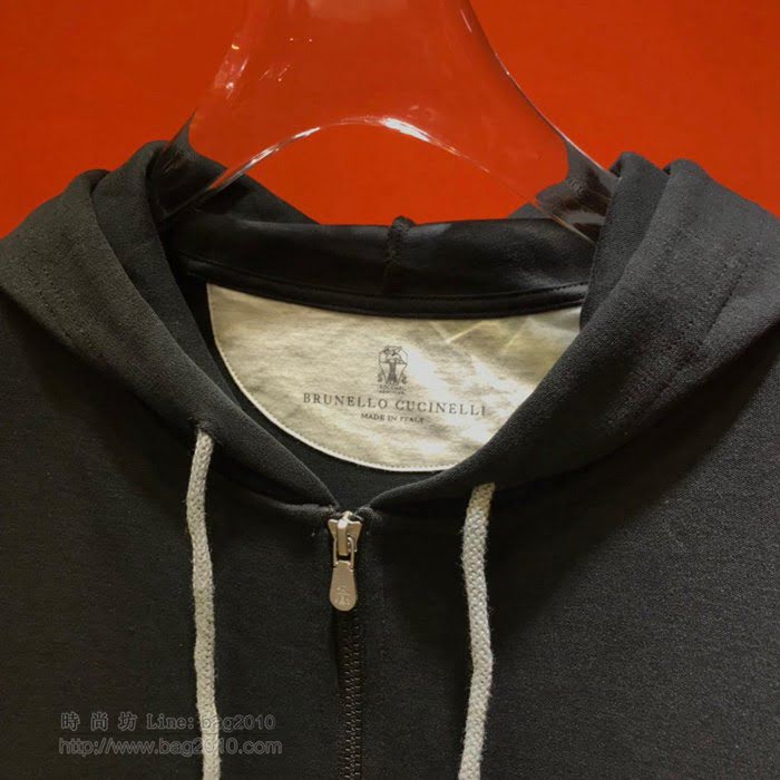 Brunello Cucinelli男裝 19/20FW新款套裝 開衫連帽上衣 休閒衛褲  tzy2381